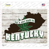 Get High In Kentucky Novelty Rectangle Sticker Decal