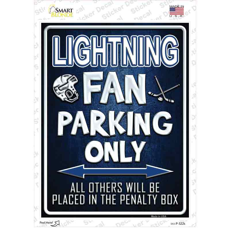 Lightning Novelty Rectangle Sticker Decal
