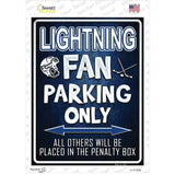 Lightning Novelty Rectangle Sticker Decal