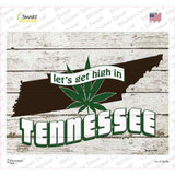 Get High In Tennessee Novelty Rectangle Sticker Decal