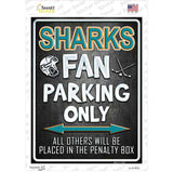 Sharks Novelty Rectangle Sticker Decal