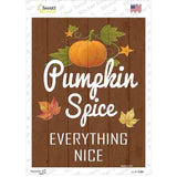 Pumpkin Spice Novelty Rectangle Sticker Decal