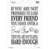 Board Game Novelty Rectangle Sticker Decal