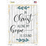 In Christ Alone Novelty Rectangular Sticker Decal