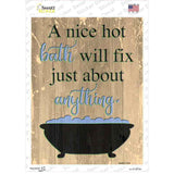 Bath Will Fix Anything Novelty Rectangular Sticker Decal