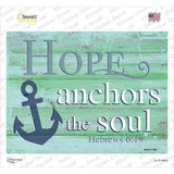 Hope Anchors The Soul Novelty Rectangular Sticker Decal