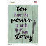 Write Your Own Story Novelty Rectangular Sticker Decal