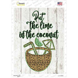 Lime In The Coconut Novelty Rectangle Sticker Decal