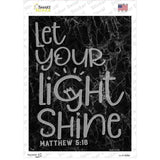 Let Your Light Shine Bible Verse Novelty Rectangle Sticker Decal