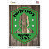 Bigfoot Response Unit Novelty Rectangle Sticker Decal