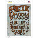 Leadership Skills Novelty Rectangle Sticker Decal