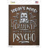 Touch Of Psycho Novelty Rectangle Sticker Decal