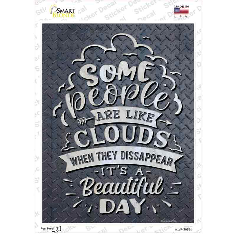 When They Disappear Beautiful Novelty Rectangle Sticker Decal