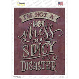 Spicy Disaster Novelty Rectangle Sticker Decal