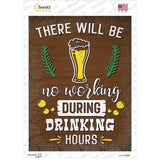 During Drinking Hours Novelty Rectangle Sticker Decal