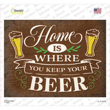 Keep Your Beer Novelty Rectangle Sticker Decal