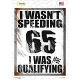 I Wasnt Speeding Novelty Rectangle Sticker Decal