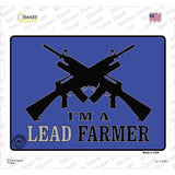 Im A Lead Farmer Novelty Rectangle Sticker Decal