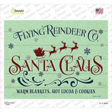Flying Reindeer Co Novelty Rectangle Sticker Decal