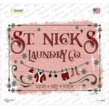 St Nicks Laundry Co Novelty Rectangle Sticker Decal