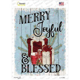 Merry Joyful Blessed Novelty Rectangle Sticker Decal