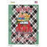 Merry Christmas Car Novelty Rectangle Sticker Decal