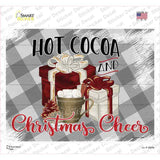 Hot Cocoa Christmas Cheer Novelty Rectangle Sticker Decal