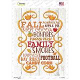 Fall Autumn Season Novelty Rectangle Sticker Decal