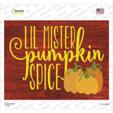 Lil Mister Pumkin Spice Novelty Rectangle Sticker Decal