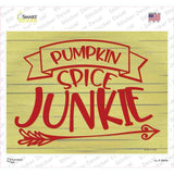 Pumpkin Spice Junkie Novelty Rectangle Sticker Decal