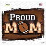 Proud Football Mom Novelty Rectangle Sticker Decal
