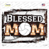 Blessed Volleyball Mom Novelty Rectangle Sticker Decal