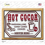 Hot Cocoa Served Here Novelty Rectangle Sticker Decal
