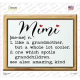 Mimi Definition Novelty Rectangle Sticker Decal