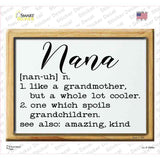 Nana Definition Novelty Rectangle Sticker Decal
