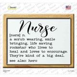 Nurse Definition Novelty Rectangle Sticker Decal