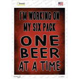 Working on my Six Pack Novelty Rectangle Sticker Decal