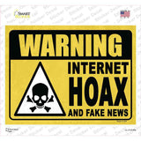Warning Internet Hoax Novelty Rectangular Sticker Decal