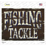 Fishing Tackle Novelty Rectangular Sticker Decal