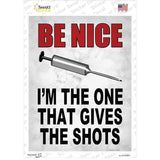 I Give Shots Novelty Rectangle Sticker Decal