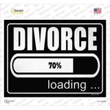 Divorce Loading Novelty Rectangle Sticker Decal