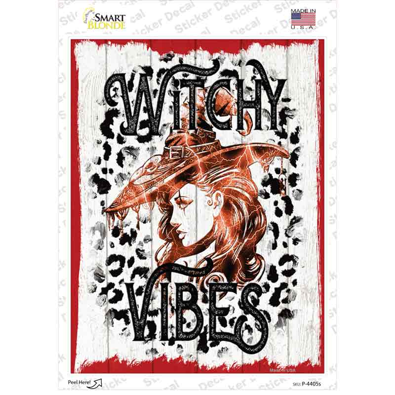 Witchy Vibes Novelty Rectangle Sticker Decal