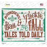 Boondocks Bait and Tackle Novelty Rectangle Sticker Decal