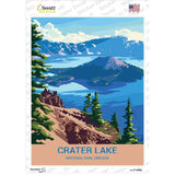 Crater Lake Oregon Novelty Rectangle Sticker Decal P-4496s