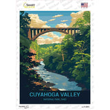 Cuyahoga Valley Ohio Novelty Rectangle Sticker Decal P-4497s