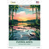 Everglades Florida Novelty Rectangle Sticker Decal P-4501s