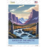 Gates of the Arctic Alaska Novelty Rectangle Sticker Decal P-4502s