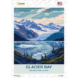 Glacier Bay Alaska Novelty Rectangle Sticker Decal P-4504s