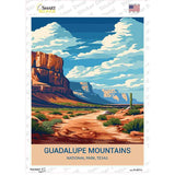 Guadalupe Mountains Texas Novelty Rectangle Sticker Decal P-4511s