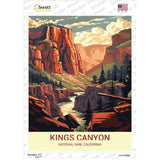 Kings Canyon California Novelty Rectangle Sticker Decal P-4520s